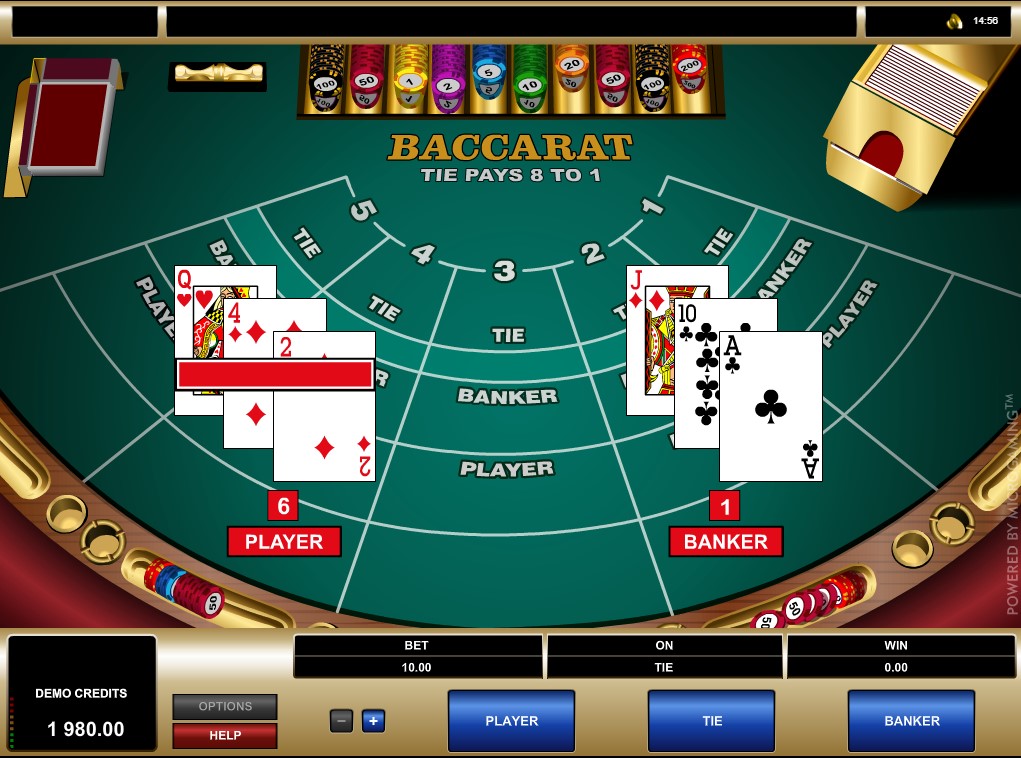 Baccarat Player Wins