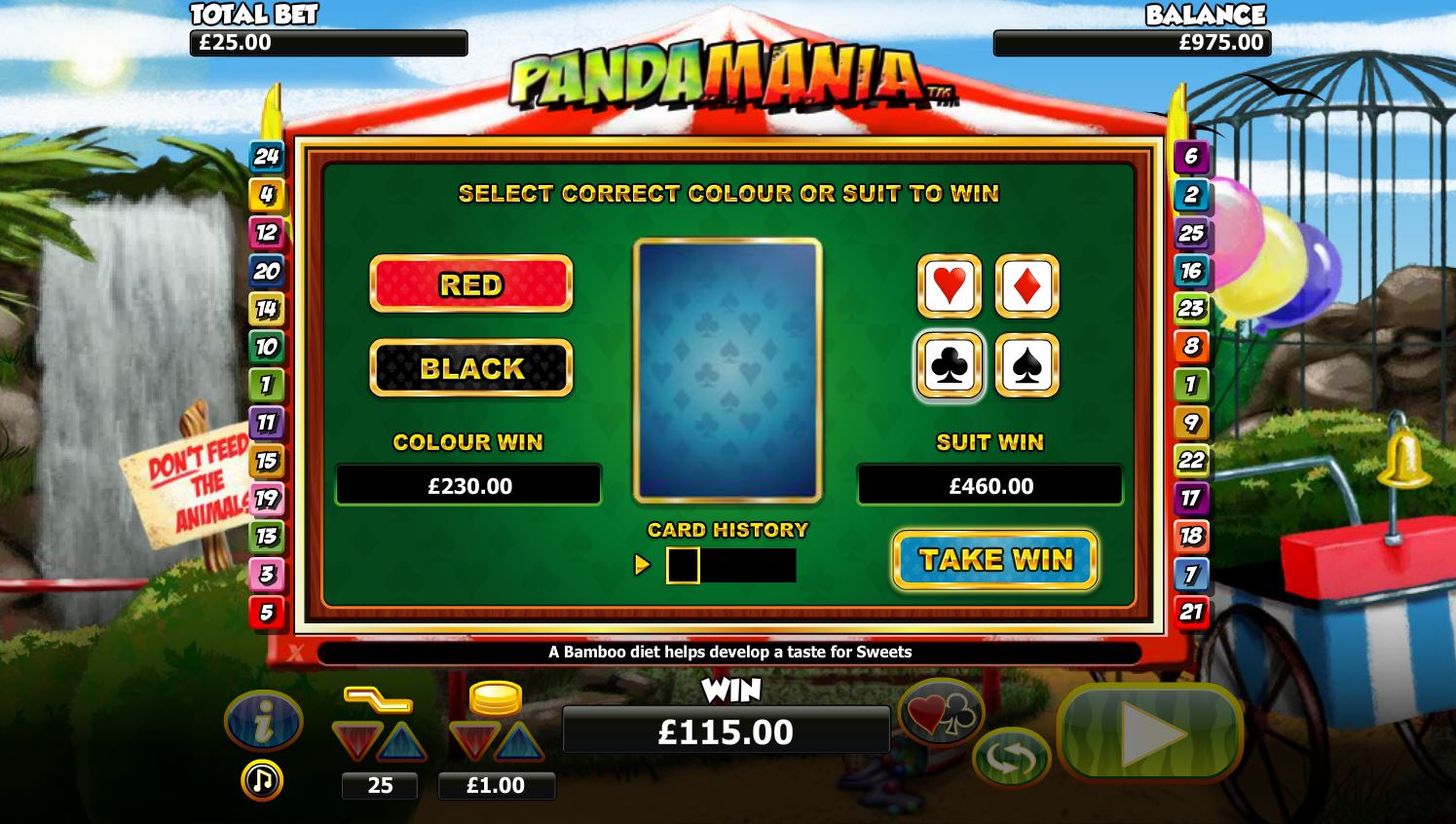 Pandamania Gamble