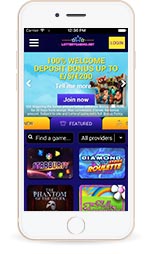 mobile casino homepage