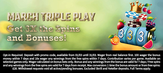 March Triple Play